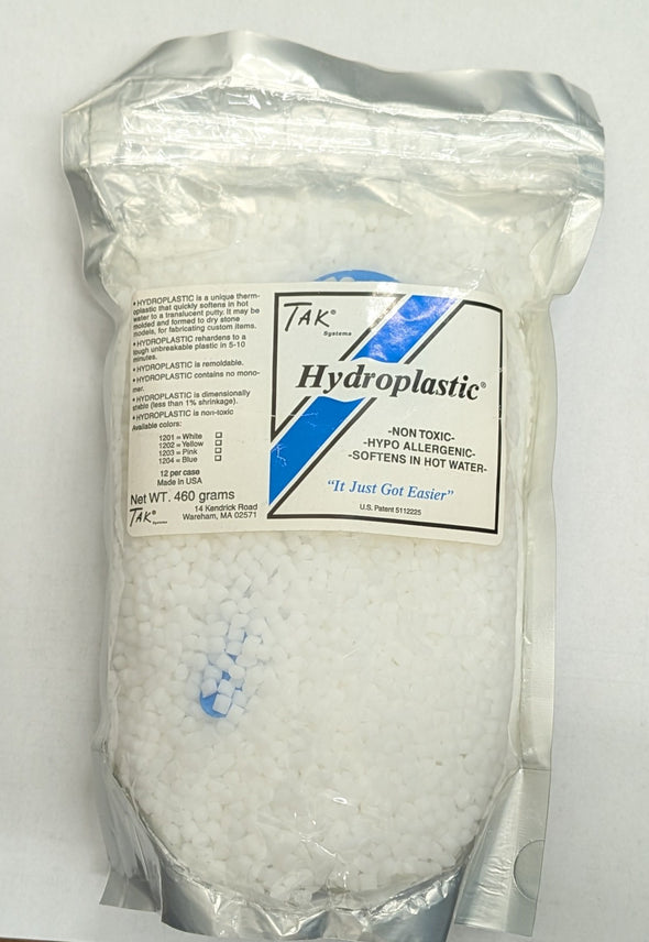 Hydroplastic (white) tray material (460gm BAG) *CLEARANCE* - by TAK