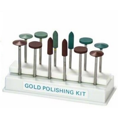 Gold Polishing Kit – HP shank. 12 Stones/Pk *CLEARANCE* - by SHOFU