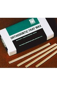 Hygenic Orthodontic Tray Wax Sticks - 6" Long, White, Lightly Scented, Sticky *CLEARANCE* - by COLTENE