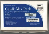 Reprosil and Polyjel 5" x 8" mixing pad, package of 5 pads *CLEARANCE* - By Dentsply