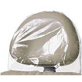 Buffalo Dental Large headrest covers (500), clear, 15 1/4" x 8 1/2" *CLEARANCE* - by BUFFALO