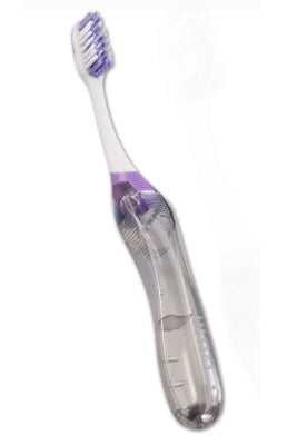Travel Toothbrush, Ortho, *CLEARANCE* with Soft V-Trim Bristles, 4 Rows, 34 Tufts - by BUTLER