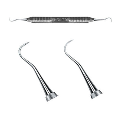Scaler H6/H7 Hygienist with #6 Satin Steel Handle *CLEARANCE* - by HU-FRIEDY