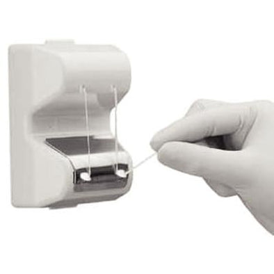 Floss-fix *CLEARANCE* Floss Dispenser, White Color (4"H x 3"W x 2"D) - By Parts Warehouse Inc.