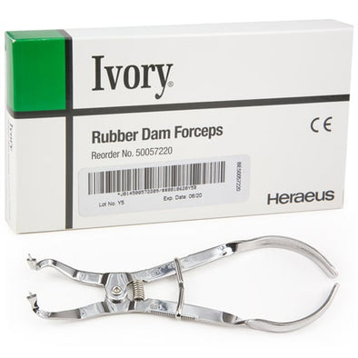 Ivory Clamps *CLEARANCE* Ivory Rubber Dam Clamp Forceps, (1) Stainless Steel - by