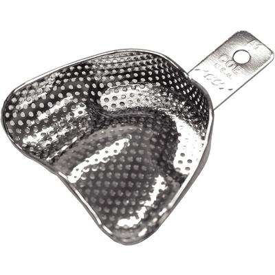 COE #A7 Small Upper Full-Arch Nickel Plated Depressed Anterior Perforated Tray *clearance* - by GC Corporation