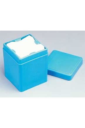 Palmero Sponge Dispenser - Square, White. 2" x 2" x 2.5, *CLEARANCE* Spring action releases - by PALMERO