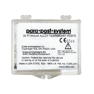 ParaPost P46-7 Temporary Titanium Posts (20/Pk) *CLEARANCE* by Coltene