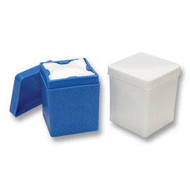 Sponge Dispenser, White 2x2, Autoclavable, Single dispenser *CLEARANCE* - by PLASDENT