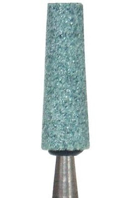 Dura-Green TC4 tapered cone HP (handpiece), 12/pk, silicon carbide finishing *CLEARANCE* - by SHOFU