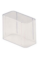 Zirc Bur Block Cover - 14 Hole 2" High, Clear Plastic, for Lab Burs *CLEARANCE* -  By Zirc