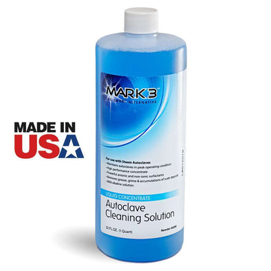 Autoclave Cleaner Solution (32 oz) Concentrate Makes 68 oz of Solution - by Mark3