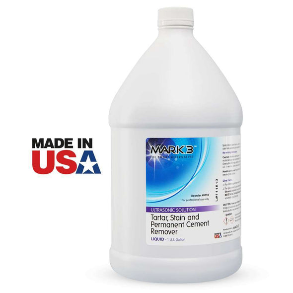 Tartar, Stain & Permanent Cement Remover (Ultrasonic Solution) (1) Gallon - by Mark3