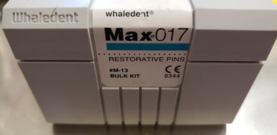 Max M-13 Bulk Pack (#M-13) .017" / .425 mm (Blue) *CLEARANCE* Titanium Alloy Restorative Pins