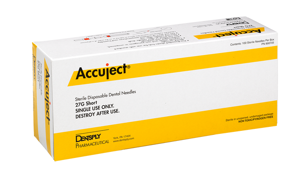 DPH Accuject Needles (#900705) 27Ga Short **CLEARANCE** Plastic Hub 100/Bx