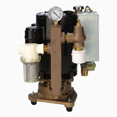 Barracuda Single Water Ring Pump #CV-102FSW (3 User) 1x2 HP (WITH RECIRCULATOR) *Call for Pricing* - by DentalEZ