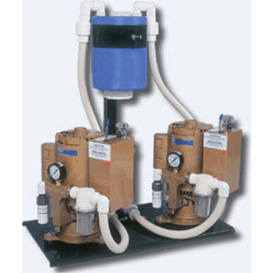 Vacuum Pump "GoldenVac" {2 x 2 HP / 10 user} *Call for Pricing* Model VPLG10D2 - by Tech West