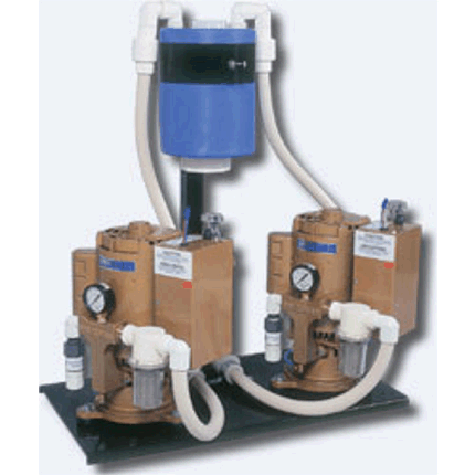 Vacuum Pump "GoldenVac" {2 x 2 HP / 10 user} *Call for Pricing* Model VPLG10D2 - by Tech West